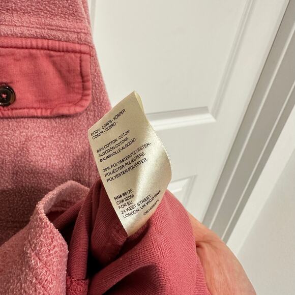 Free People Ruby‎ Oversized Shirt Jacket in Sweetheart Pink Size Medium - Picture 7 of 7